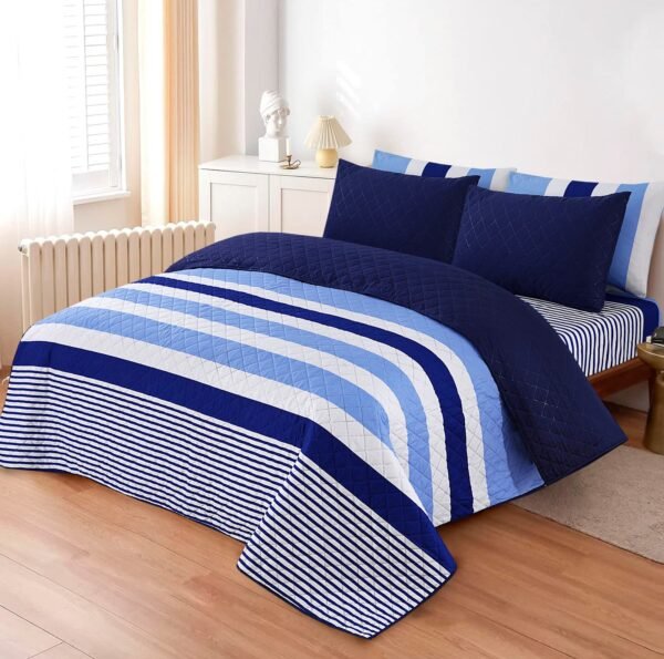 Our Luxury Quilted Bedspread 6 Piece Set