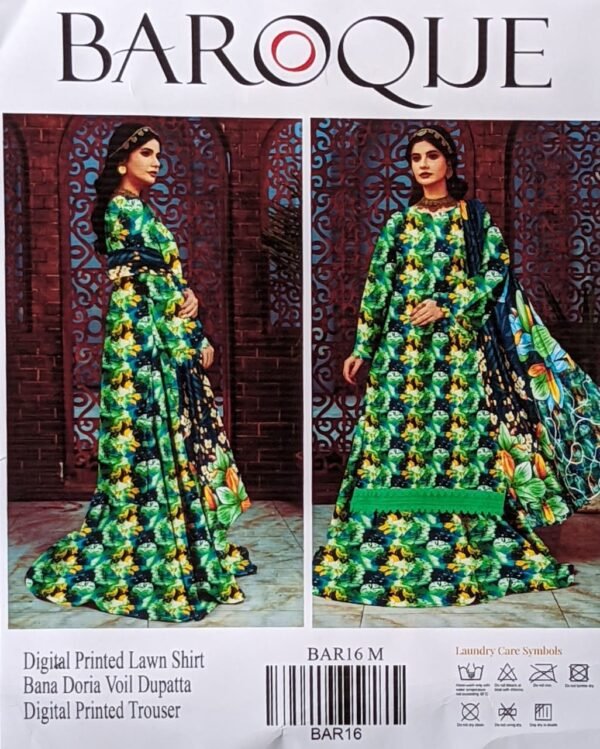 BAROQUE DIGITAL PRINTED LAWN