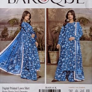 BAROQUE DIGITAL PRINTED LAWN