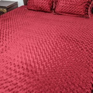 VALVET BARFI KING SIZE 3 PIECE BEDSHEET