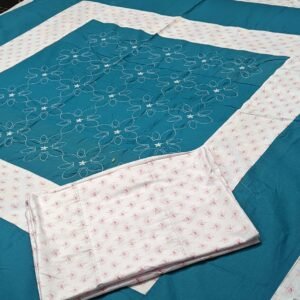 COMPUTER WORK DOUBLE BEDSHEET 3PIECCE