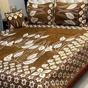 4PIECE VELVET JACQUARD BEDSHEET